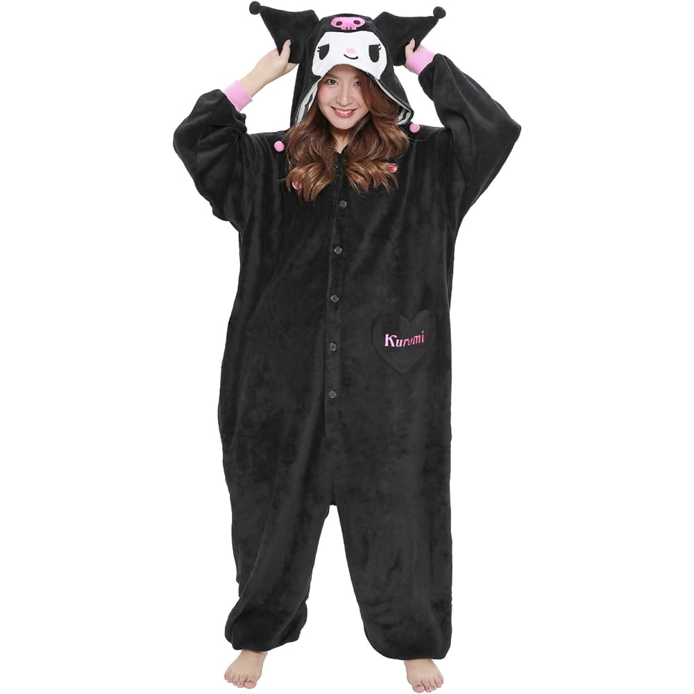 SAZAC Character Fleece Kigurumi Free Size Sanrio Kuromi
