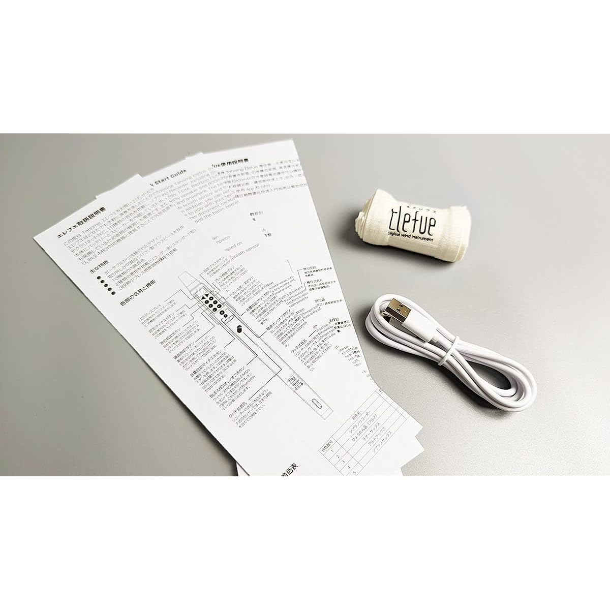 TAHORNG Elefue White Headphone Set Elefue Electronic Recorder Built-in Speaker TAHORNG Elefue