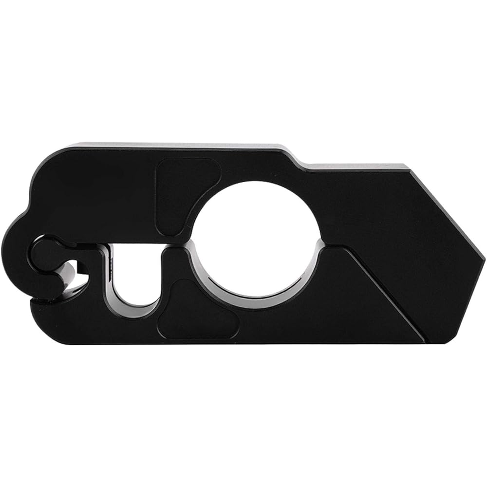 Motorcycle Brake Lever Lock Universal CNC Aluminum Alloy Motorcycle Grip Lock Handlebar Brake Lever Security Lock with Key Anti-Theft Black for Motorcycle ATV Scooter Dirt Bike