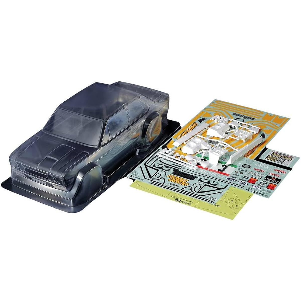 Tamiya RC Spare Parts No.1710 SP.1710 1/10RC Fiat 131 Abarth Rally OLIO FIAT Unpainted Spare Body Set 51710