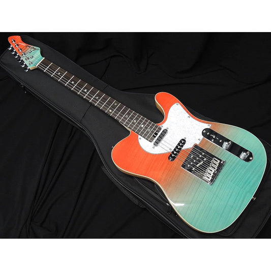 AriaProII 615-AE200LTD HR Horizon Red Aria Pro II Telecaster Type 3PU Electric Guitar Horizon Red Limited Color