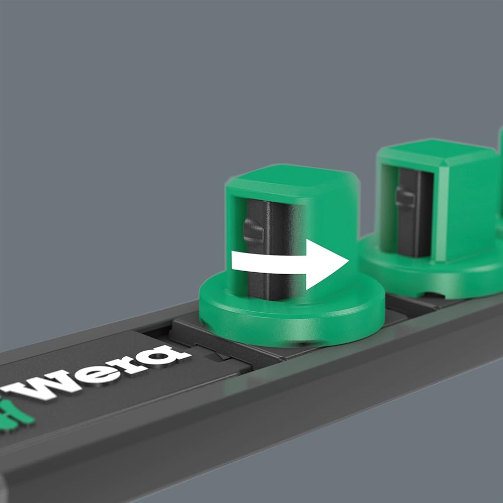 Wera 05136422001 | Socket magnetic rail 9602 Black 13mm 30×370mm [Regular Japanese import product]