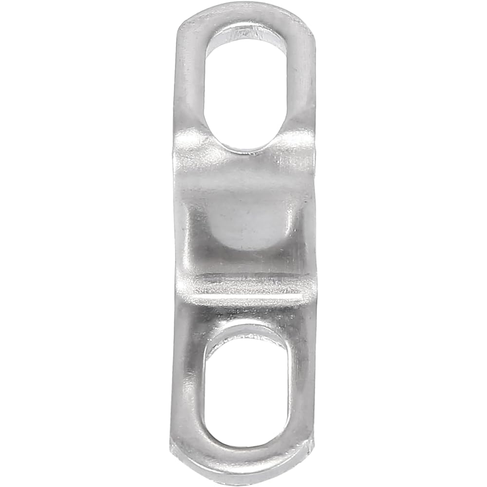 Motoforti 20mm 0.8" Motorcycle Exhaust Pipe Bracket Z-Type Muffler Mounting Clamp Stainless Steel Silver Tone