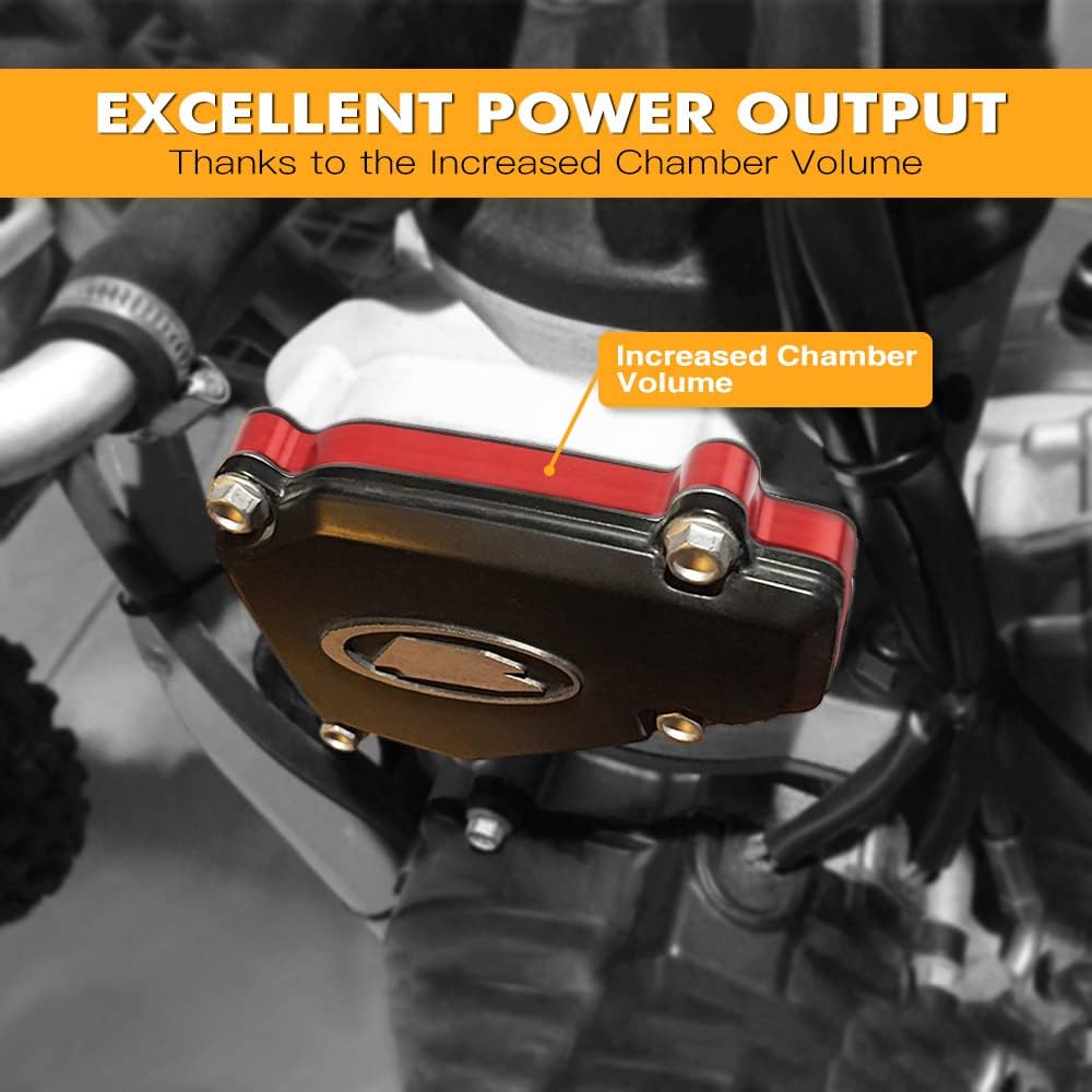NICECNC Red Escape Power Valvra Spacer Compatible with Beta X-Trainer 300 2015-2022 RR 2T 250/300 2013-2022