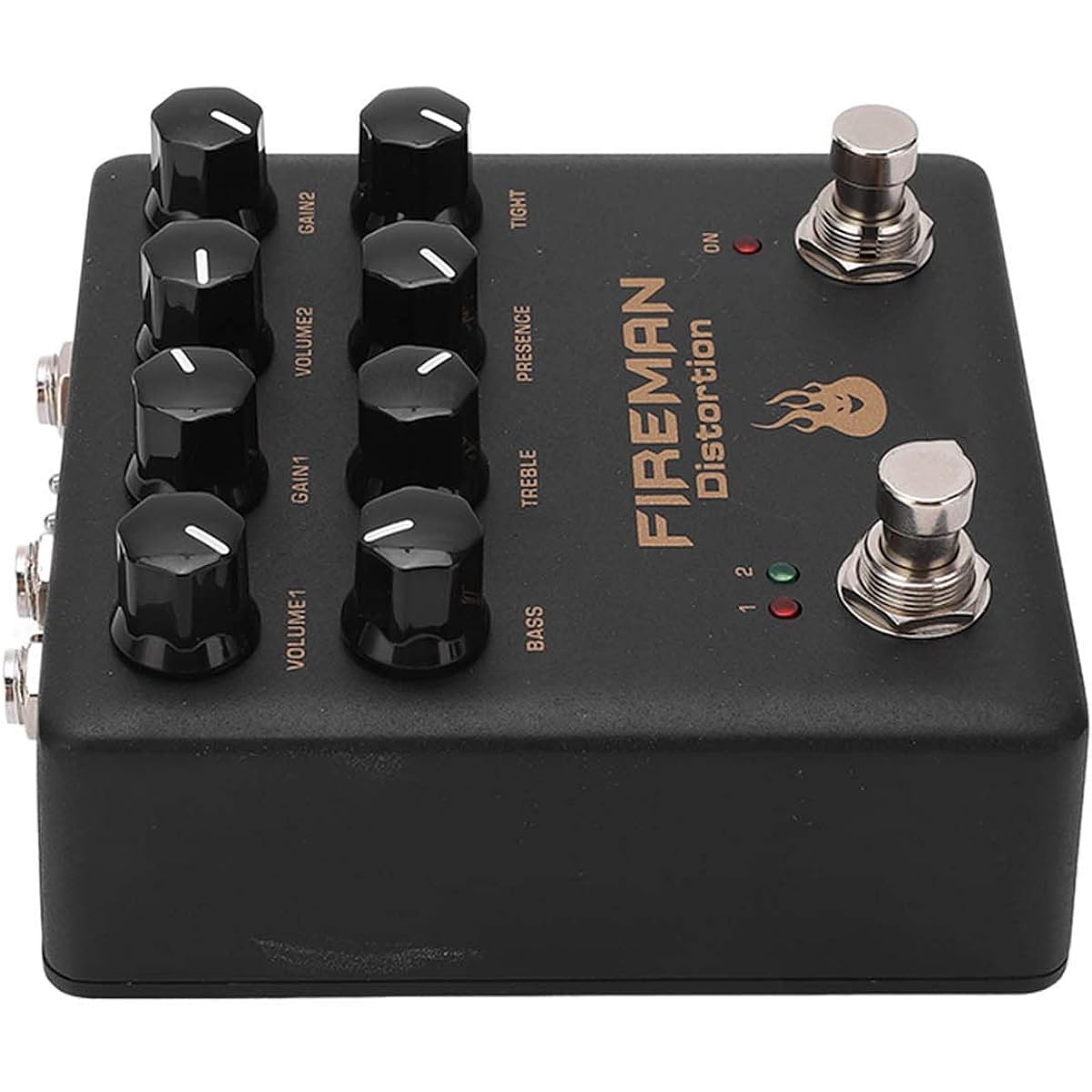 Guitar Single Effect, 20Hz to 20kHz Distortion Pedal NDS-5 2 Channel 9VDC Buffer Bypass with 9V18V Switch for Electric Guitar