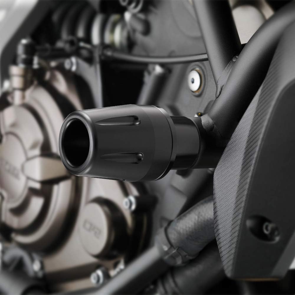 Motorcycle Frame Slider Compatible with FZ07 MT07 XSR700 FZ-07 MT-07 2014 2015 2016 2017 2018 2019 2020 2021 2022 2023 Frame Slider Kit Crash Protector