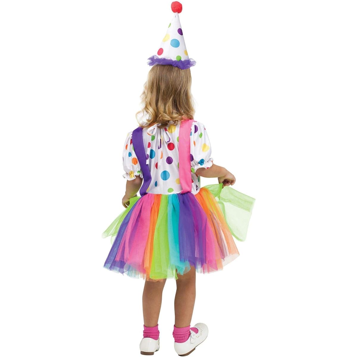 [Fun World] Big Top Fun Clown Clown wearing a tutu Costume, costume for children and women ■Size: 3T-4T