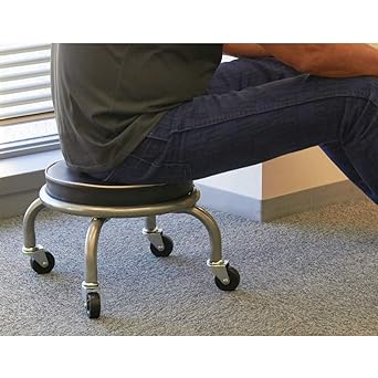TRUSCO work chair Φ300 x H240 with casters TYZ255-24HK