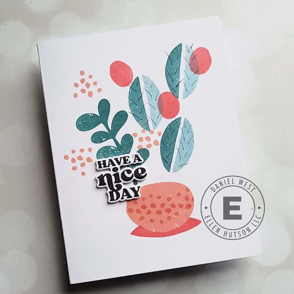 Abstract Nature Ellen Clear Stamp by Julie Ebersole