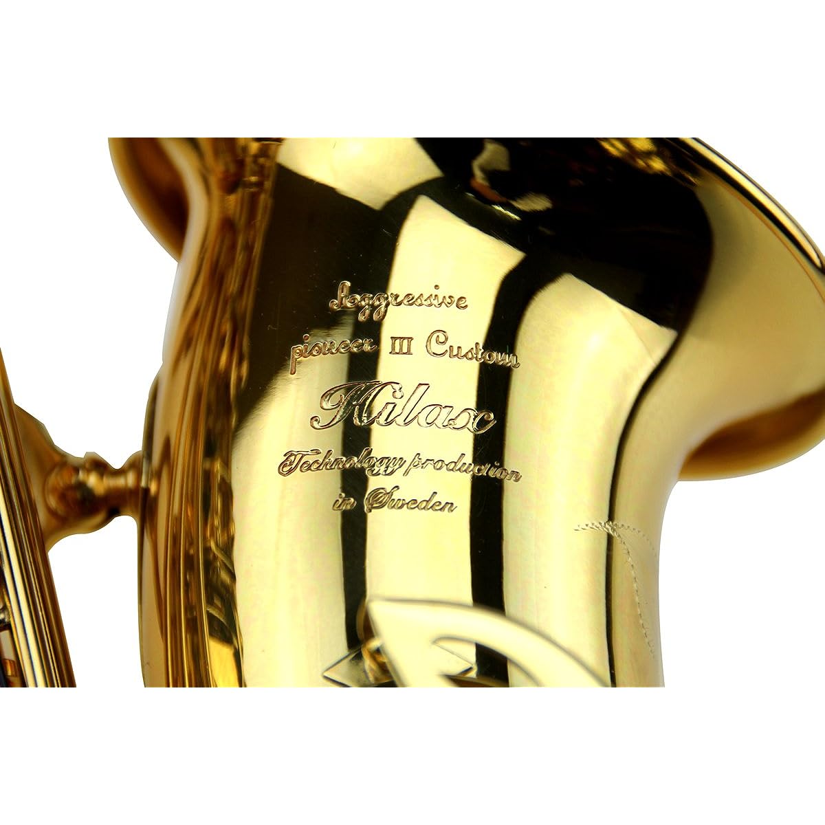 [Hilax] Beginner Introductory Alto Saxophone HAS-703 (Gold Luxurious Hand Engraving) (Japanese Instruction Manual Included)