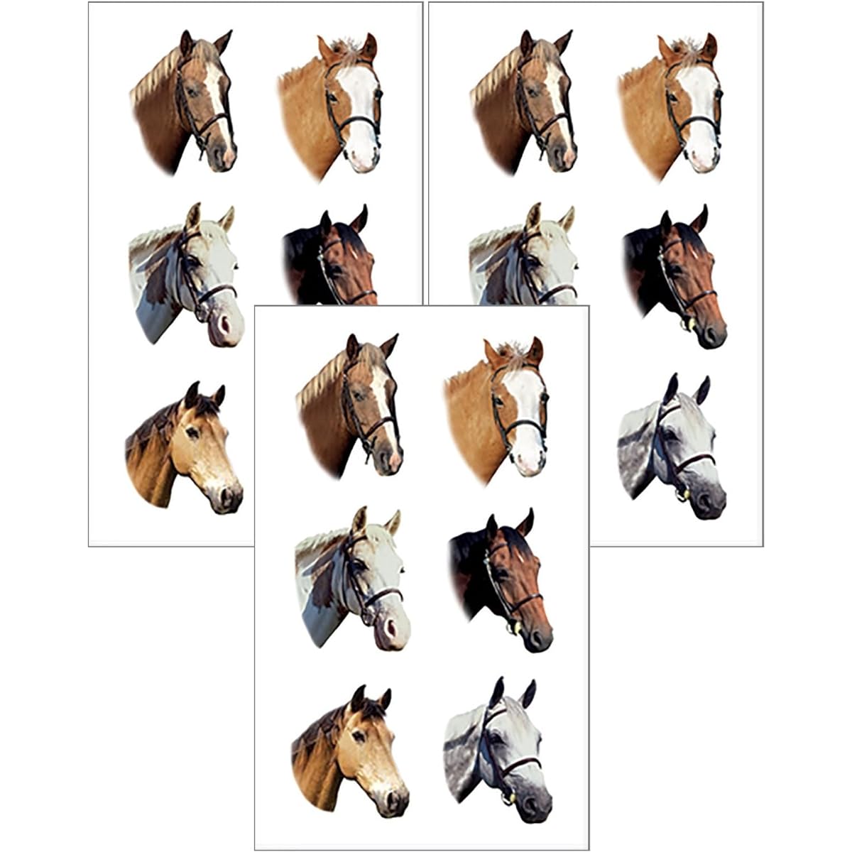 Playhouse Handsome Horse Sticker Sheet for Arts Crafts Collectibles Single ST-7008