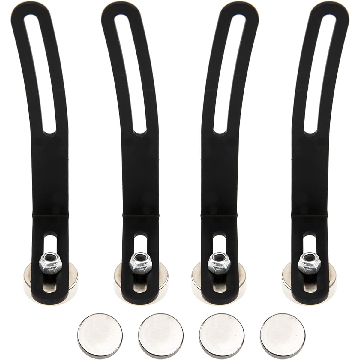 ShareGoo RC Car Body Shell Magnetic L Bracket Magnet Mount Bracket for Axial SCX10 90046 D90 1/10 Scale RC Crawler 4pcs