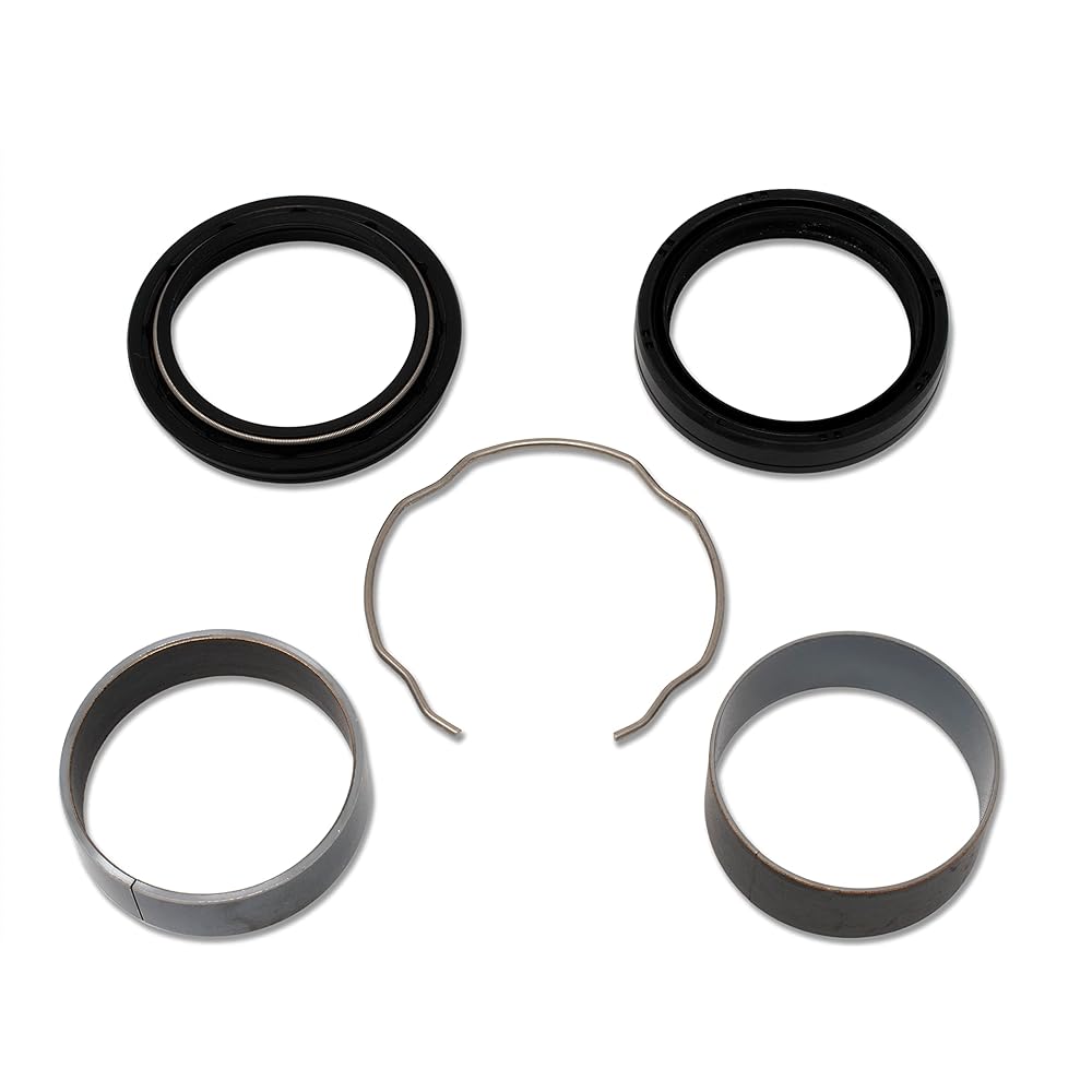 RW 0109-204 Front Fork Tube Rebuild Repair Parts Kit (Set of 2) Compatible with Honda Kawasaki Suzuki