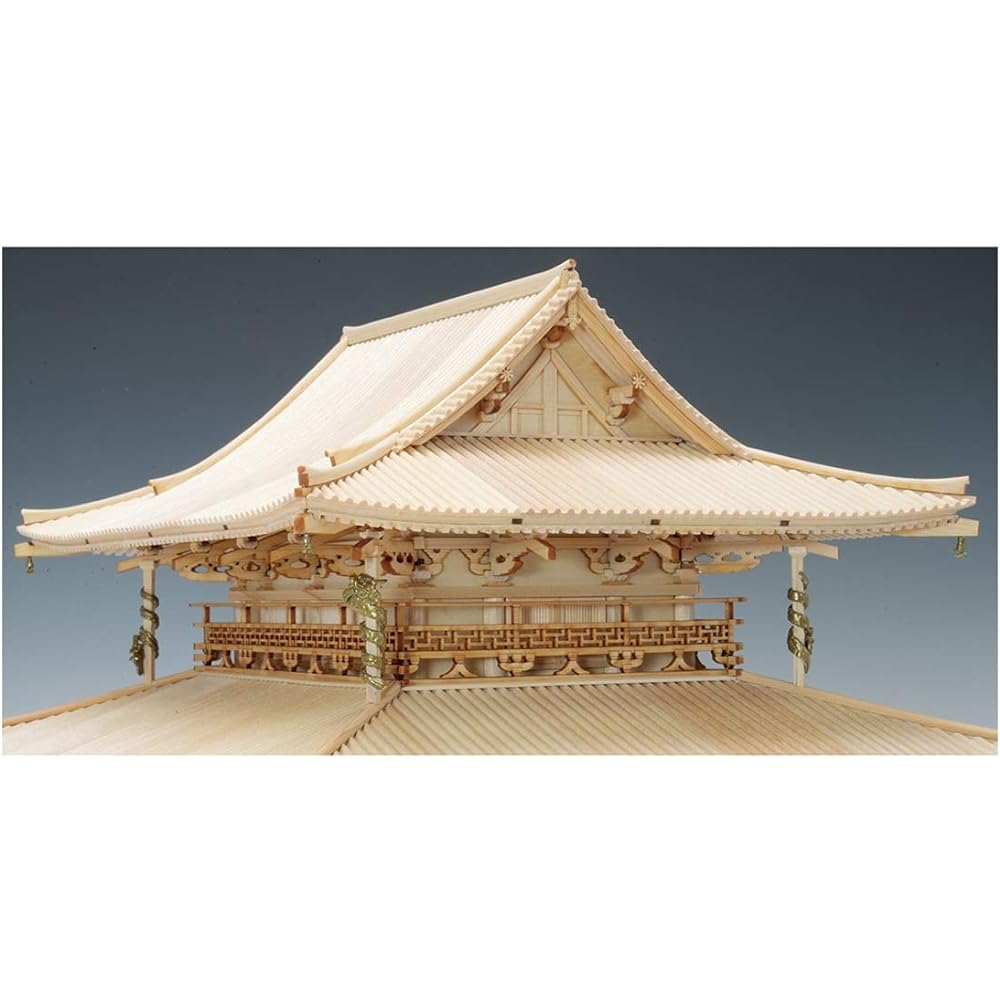 Woody Joe 1/75 Horyuji Temple Kondo Wooden Model Assembly Kit