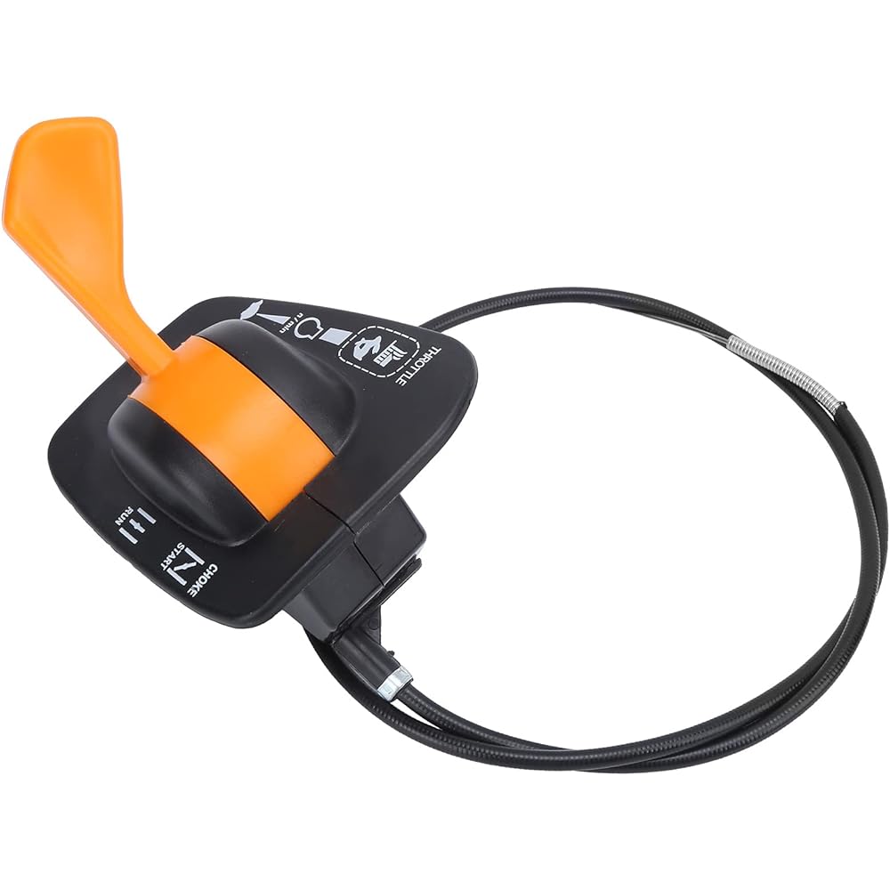 ABS and Metal Throttle Choke Cable Single Lever Throttle Choke Cable GY21107 Replacement for John Deere LA135 LA145 LA155 LA165