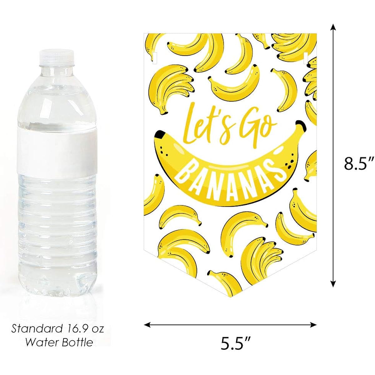 Big Dot of Happiness Let's Go Bananas - Tropical Party Banner - Party Decorations - Let's Go Bananas