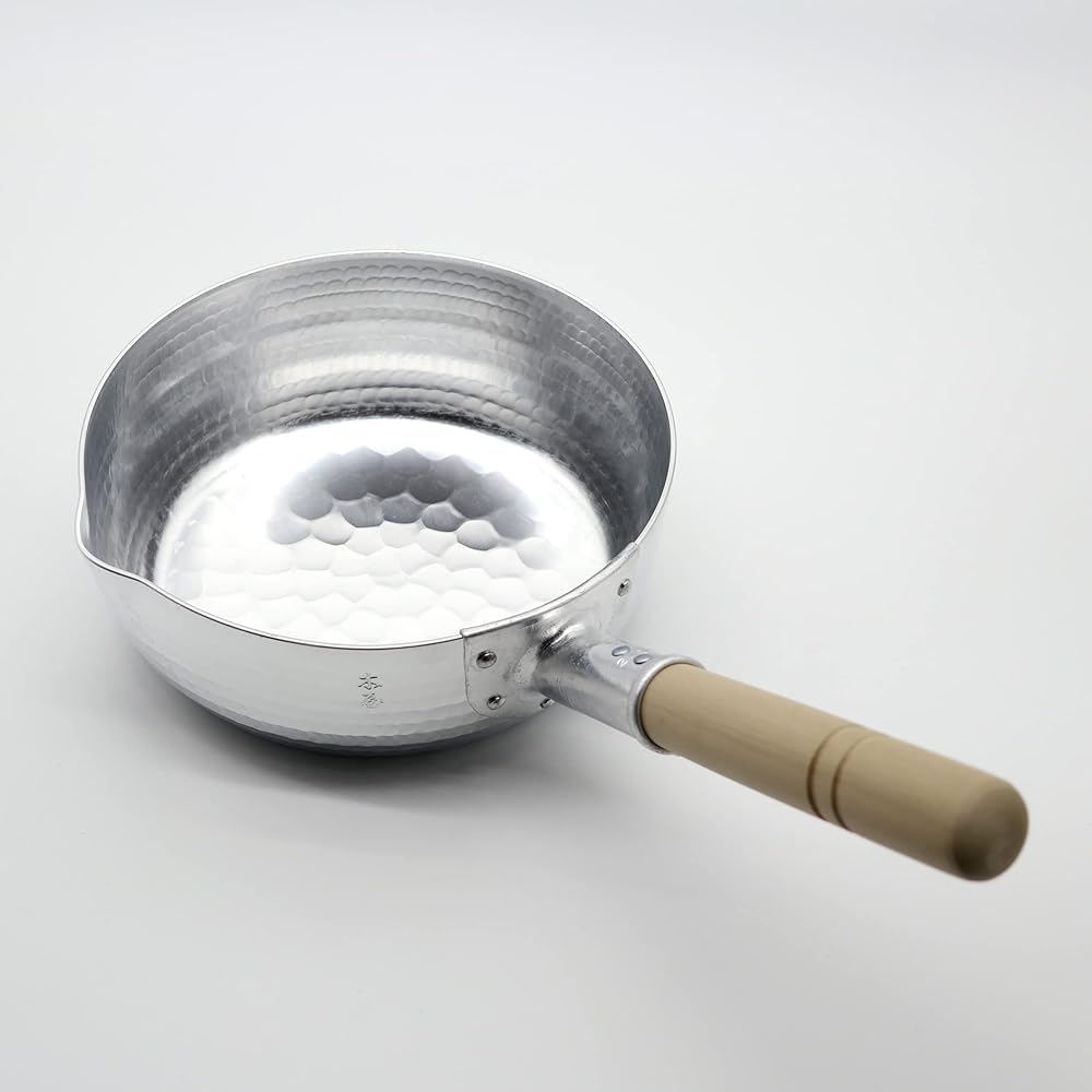 Kiya Yukihira pot, Yukihira pot, hammered aluminum 21cm