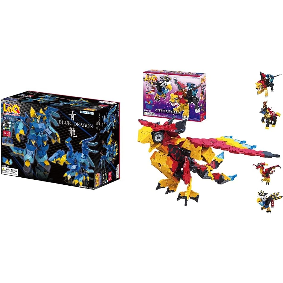 LaQ Master Seiryu & LaQ Mystical Beast Chimera [Set Purchase]