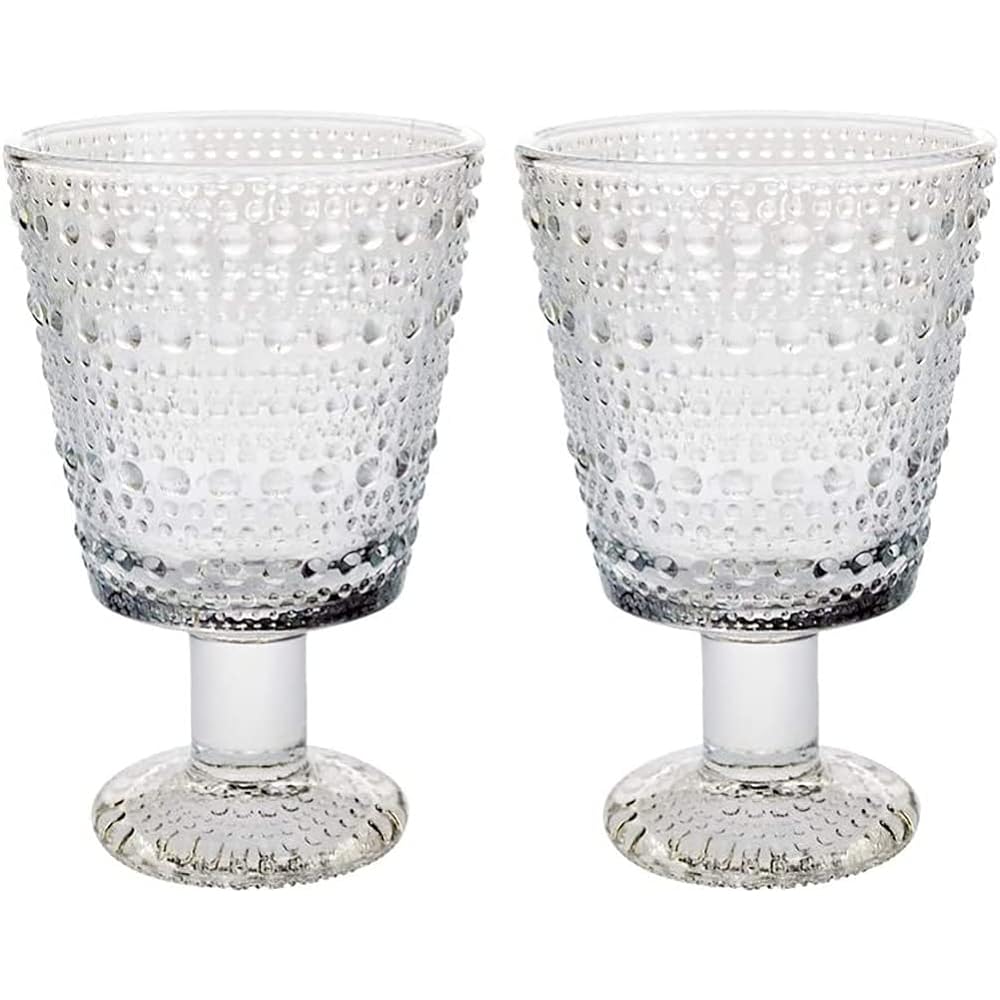 [Regular Imported Product] Iittala Kastehelmi Universal Glass 260ml Pair Set (2 pieces) Clear Scandinavian Present Tableware Gift Wedding Gift 1051133