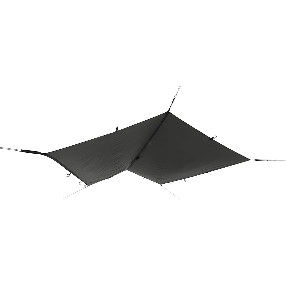 NORDISK Outdoor Camping Multipurpose Tarp Voss Tech Dark Moss (Voss Tech SI) 260cm x 220cm [Genuine Japanese Product] 117010