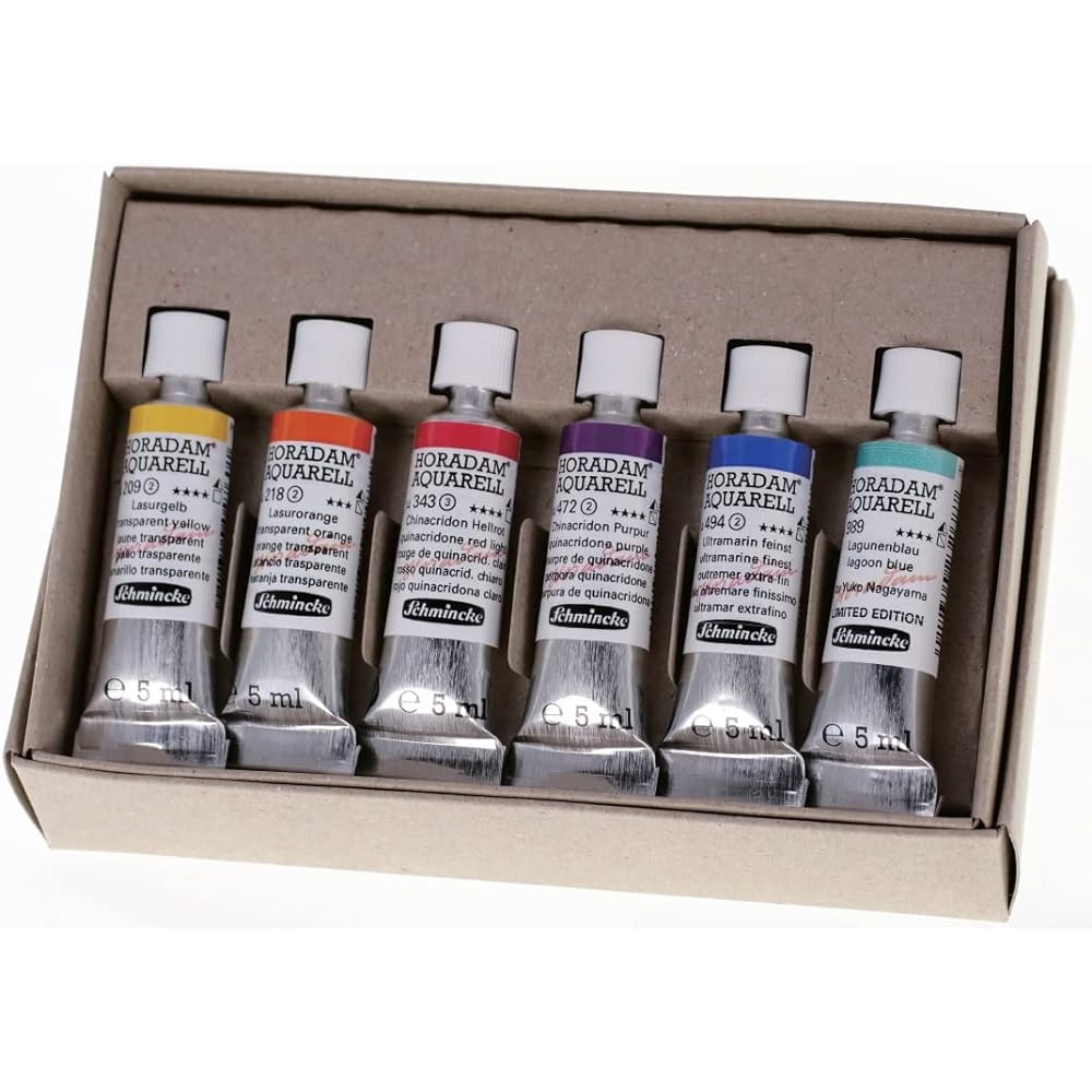 Maruzen Art Shoji Yuko Nagayama Schminke Horadum Carefully Selected 6 Color Set