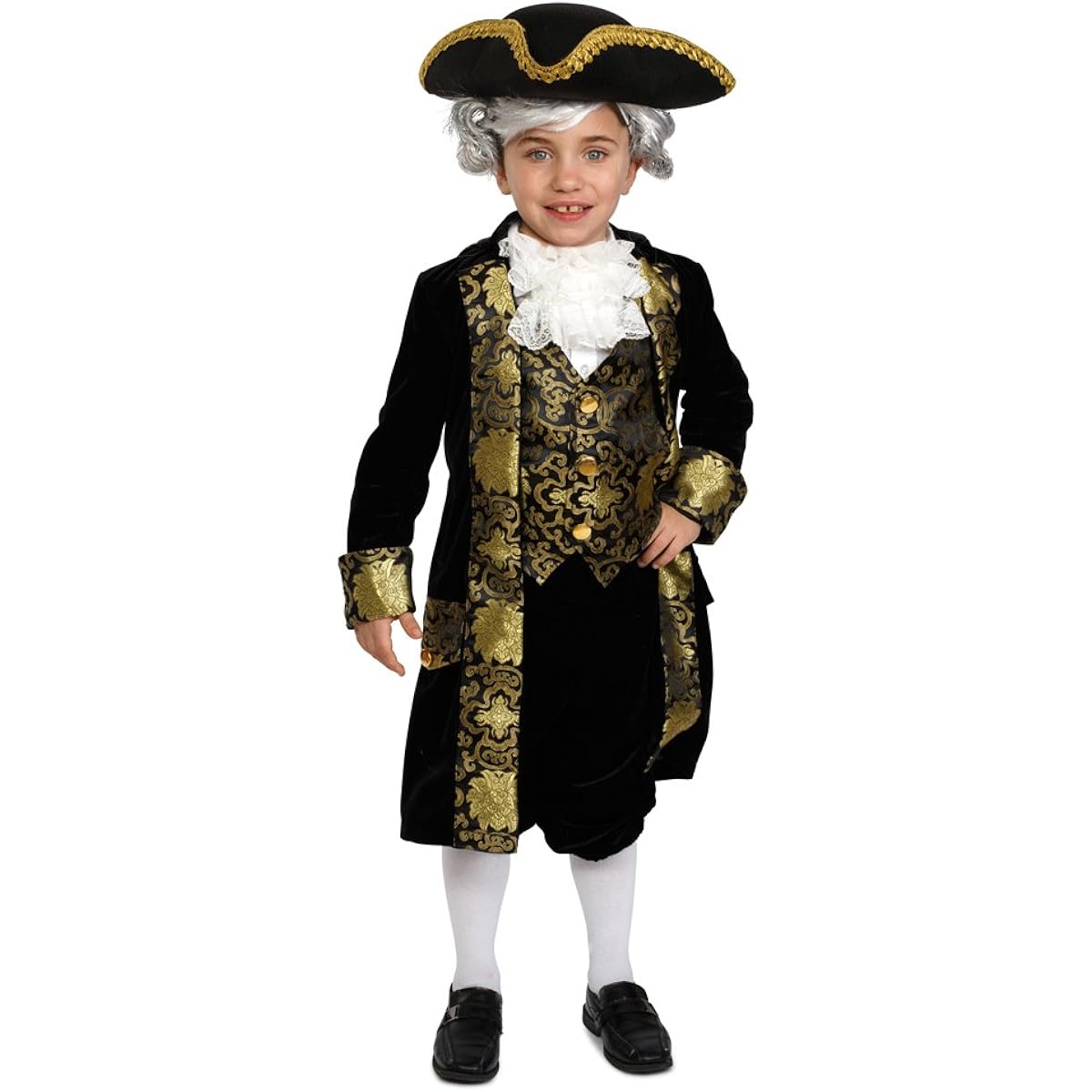 (Toddler T4 (66-71cm waist, 92-99cm height)) - Dress Up America 878 George Washington Historical Outfit for Kids (X-Small)