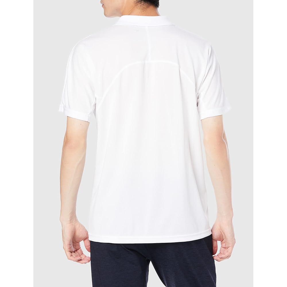 [Mizuno] Tennis Wear, Collared Game Shirt, Short Sleeve, Sweat Absorbent, Quick Drying 62JA1502