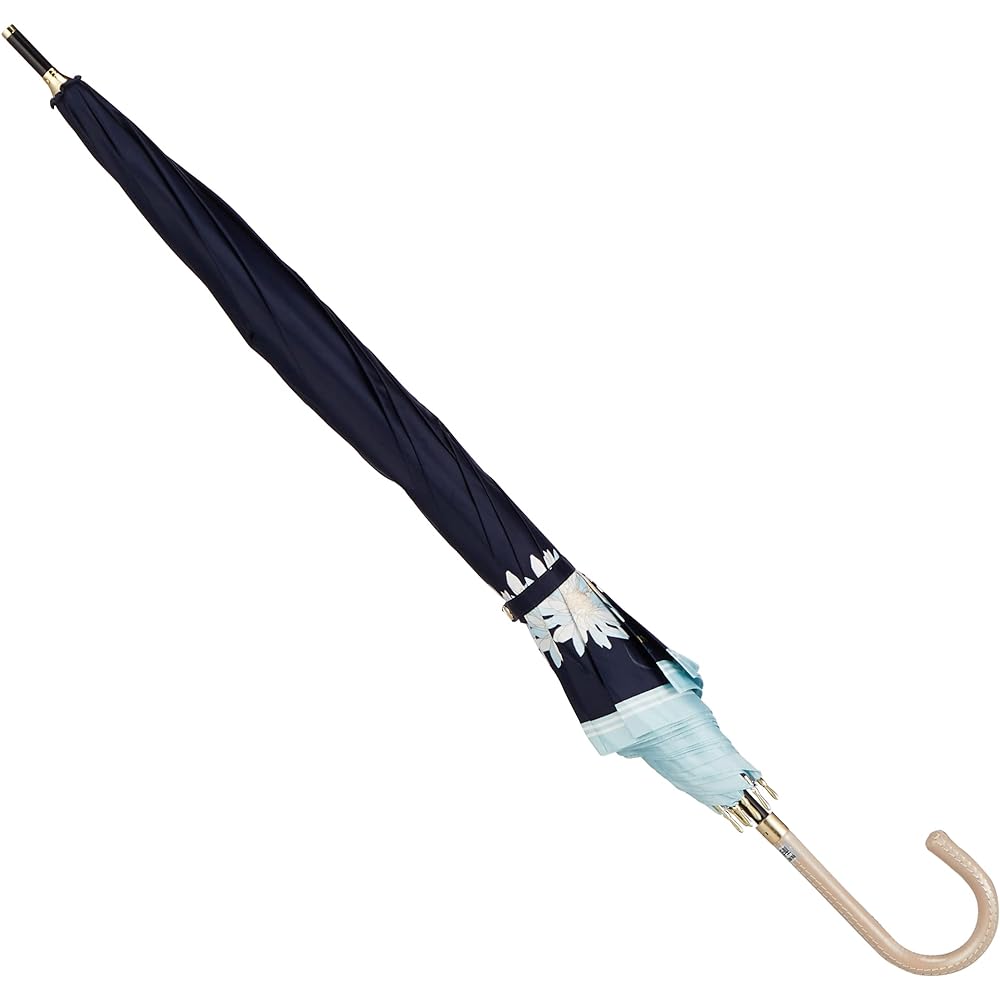 [Lanvin on Bleu] Umbrella LANVIN en Bleu Lanvin on Bleu Long Umbrella Satin Flower Print Women's 21-084-10817-00