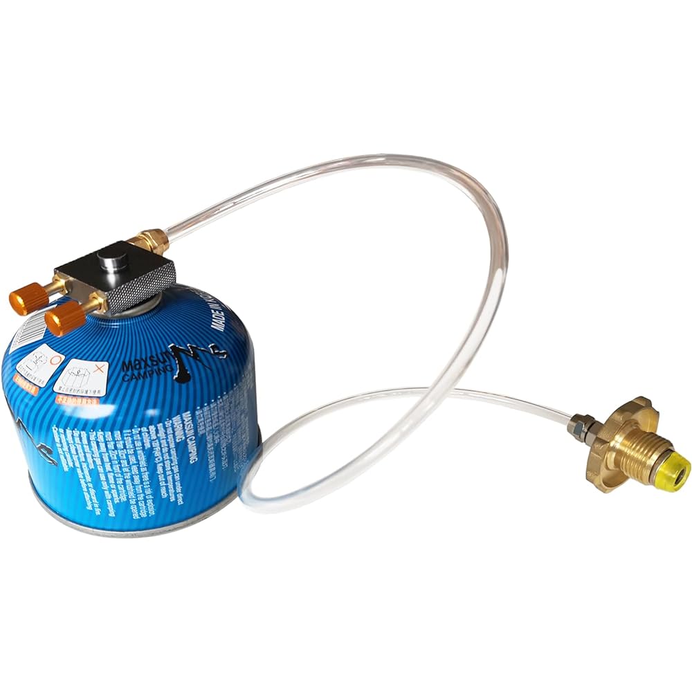 Propane gas refill hose LPG to OD can gas adapter