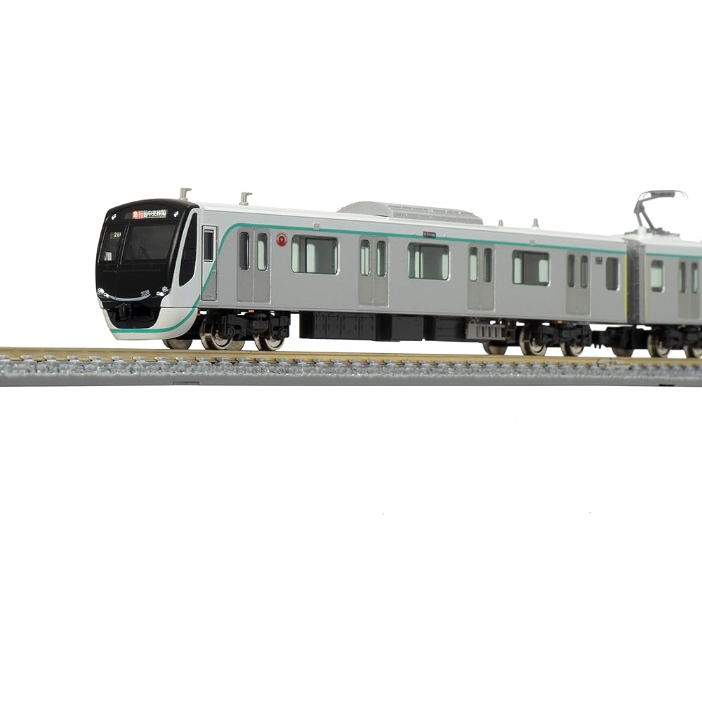 Green Max N Gauge Tokyu Corporation 2020 Series Denentoshi Line / 2138 Formation 6-Car Set of Additional Intermediate Cars No Power 31563 Railway Model Train Silver