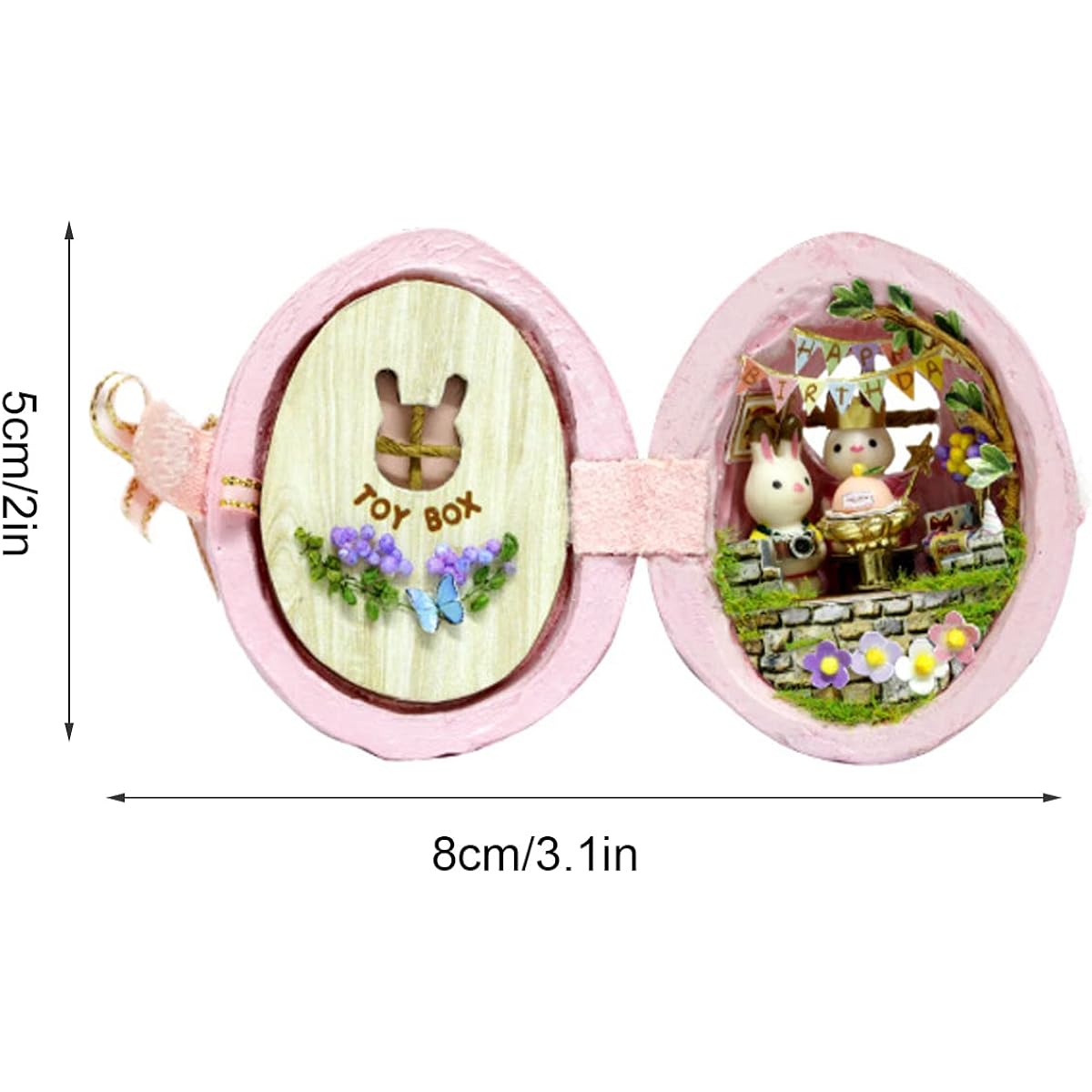 ACJRYO Walnut Shell DIY Starry Sky Notebook Dollhouse Miniature Kit Wooden Dollhouse Kit with Furniture and Dustproof Cover with Scale Doll Room Craft Creative Toys Birthday Gift for Kids and Lovers