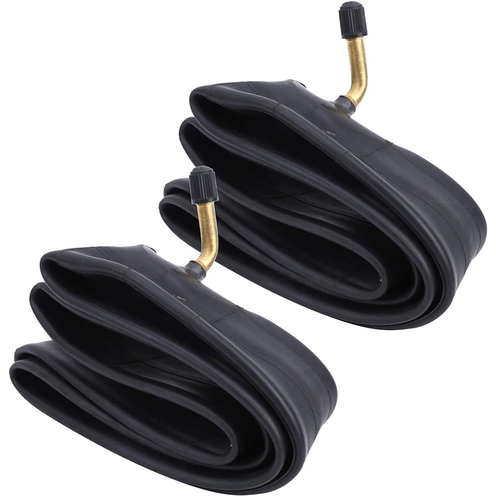 Set of 2 Bicycle Tire Inner Tubes Mountain Bike Road Bike Cross Bike Tire Inner Tubes Foldable Durable Easy to Assemble Sports Car Bicycle Accessories 14*2.125/16*3