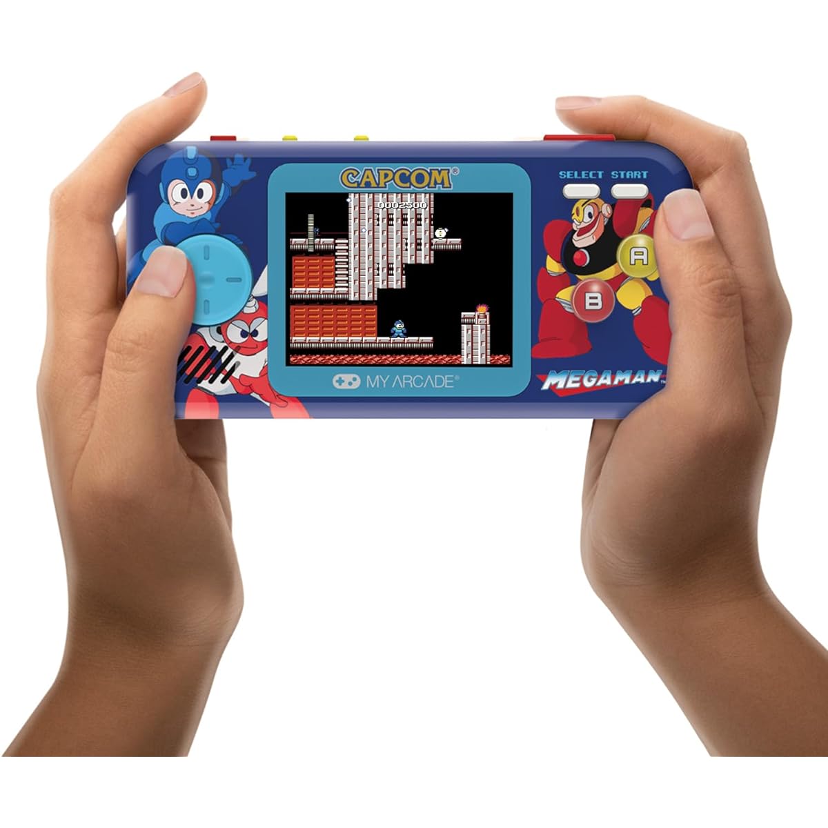 My Arcade Megaman Pocket Player Pro Portable Video Game System with 6 Games, 2.75" Color Display, Ergonomic Design