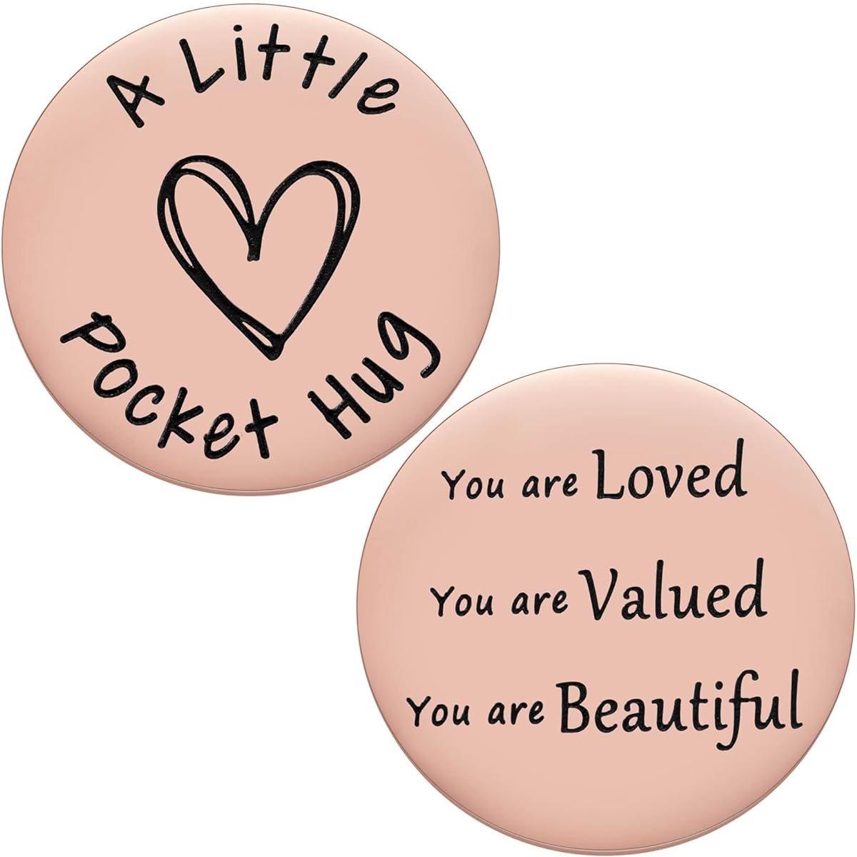 MIXJOY Little Pocket Hug Long Distance Gifts Gifts for Friends BFF Promote Recovery for Cancer Survivors Gift Thinking of You Token