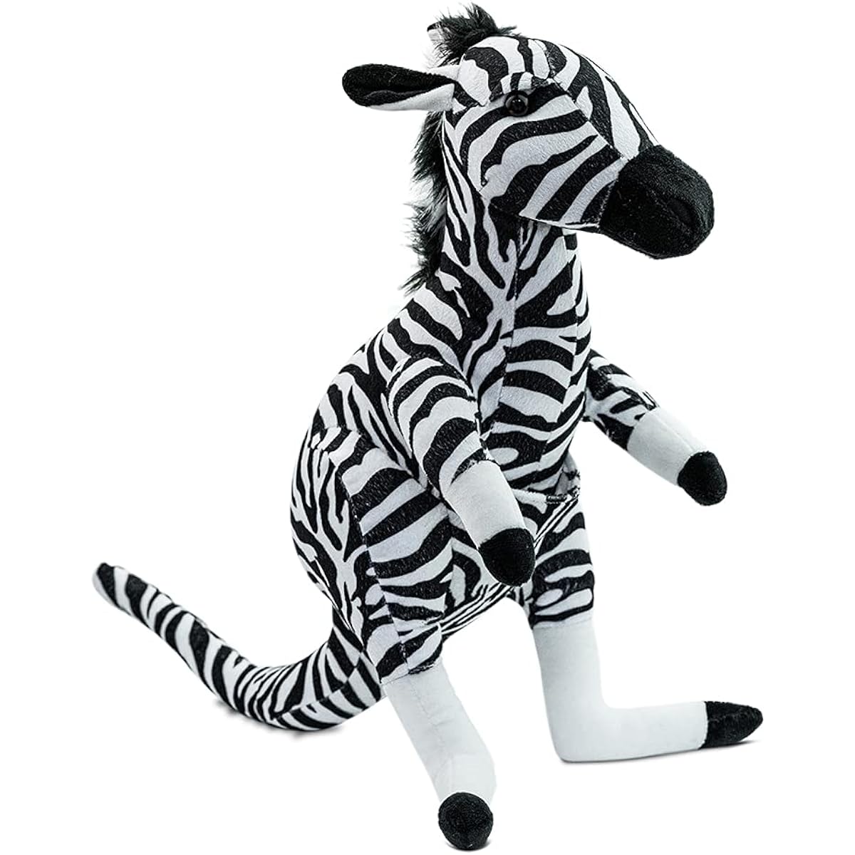 Randimals Zebra Style Kangaroo Plush 15" Soft and Cuddly Premium Quality Hybrid Animal Friend Encourages Adventure and Imagination
