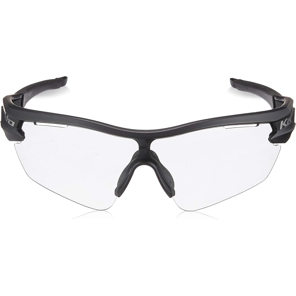 OGK KABUTO Bicycle Sports Sunglasses/Eyewear 101PH (Water-Repellent Clear Photochromic Lens) Matte Black Size: M/L