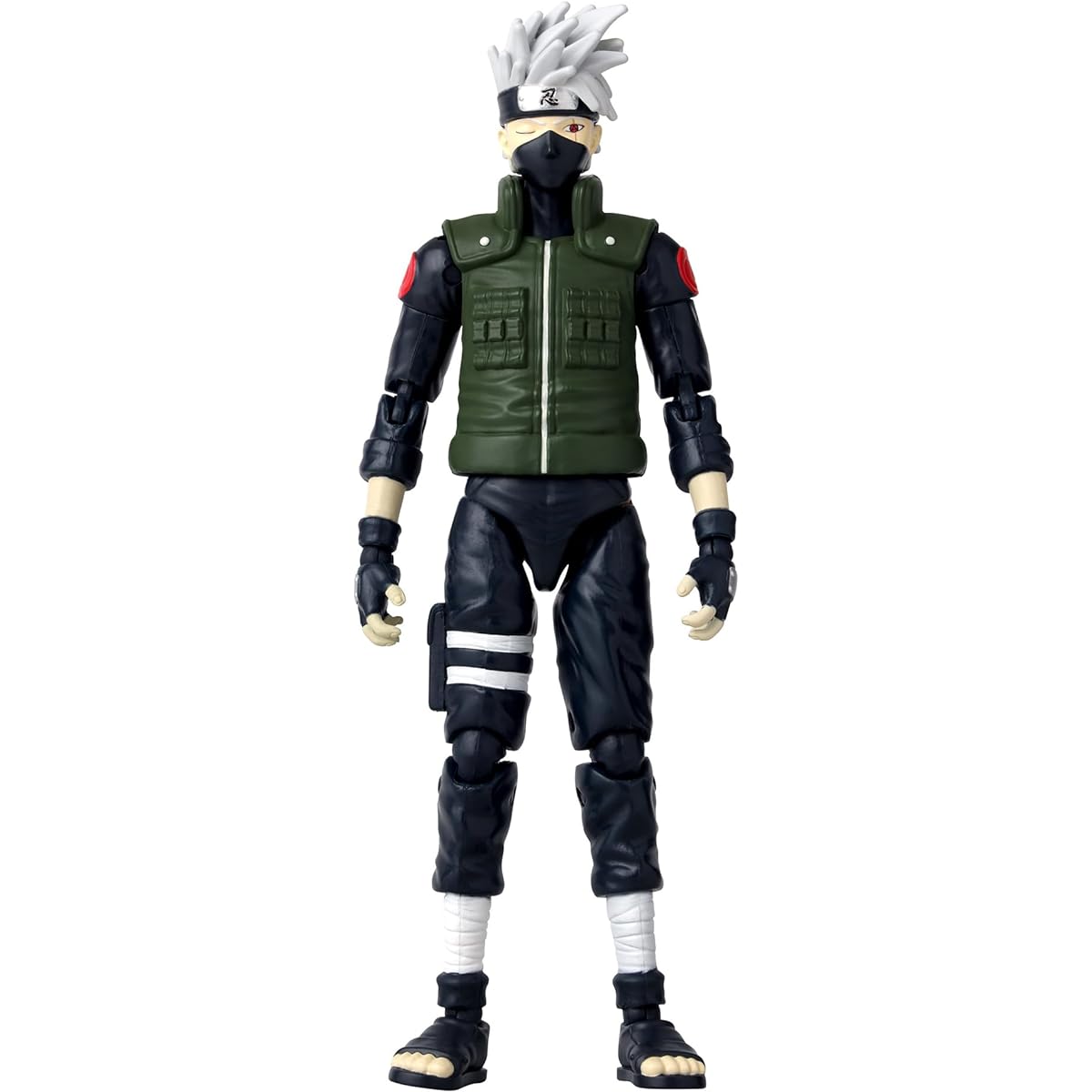 Bandai Anime Heroes - Naruto Shippuden - Anime Heroes Kakashi 17cm - Hatake Kashi The Fourth Great Ninja War - 36963 Multicolor