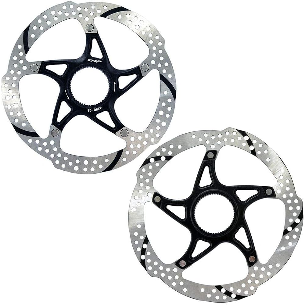 TRP TRP-25 Heat Dispersion 160mm Centerlock MTB Bike Disc Brake Rotor, 2PCs, STB2229