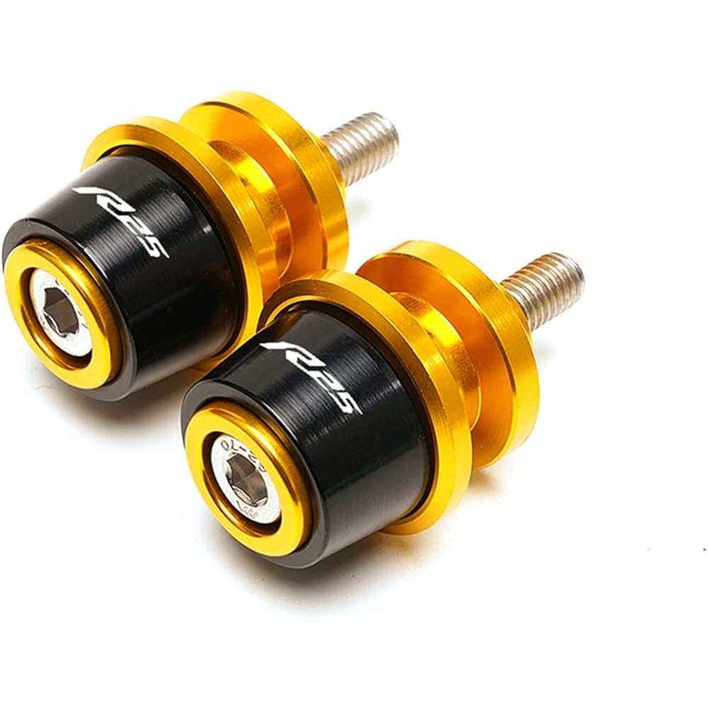 Swing Arm Spool Stand Screw Slider For YA-MA-HA Motorcycle CNC Aluminum 6mm Swing Arm Bobbin Slider Stand Screw YZFR25 2019 YZF-R25 YZFR25 2015-2021 2020 2018 (Color : Blue)