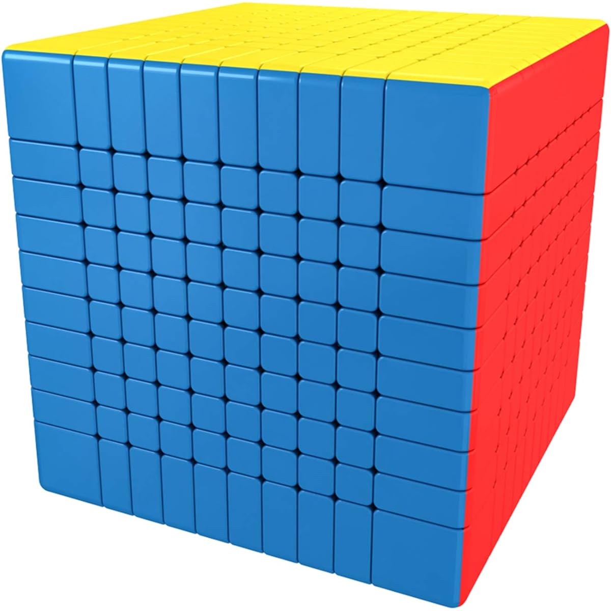 bokefenuo Moyu Meilong 10 x 10 Speed Cube Moyu MoFang JiaoShi MFJS MEILONG 10 x 10 Cubing Classroom 84mm Size Magic Cube Stickerless
