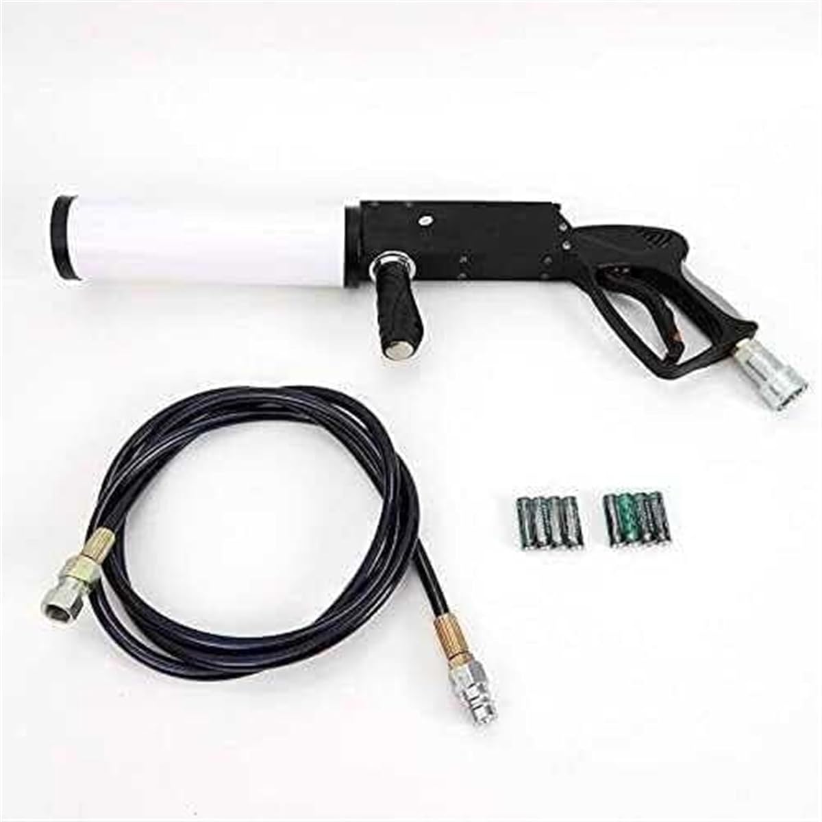 Cannon Fog Machine, Handheld Fog Gun LED, DJ Effect Smoke Machine, Mixed Spray Cannon for Party Nightclub CO2 Gas Column Gun 8-10M