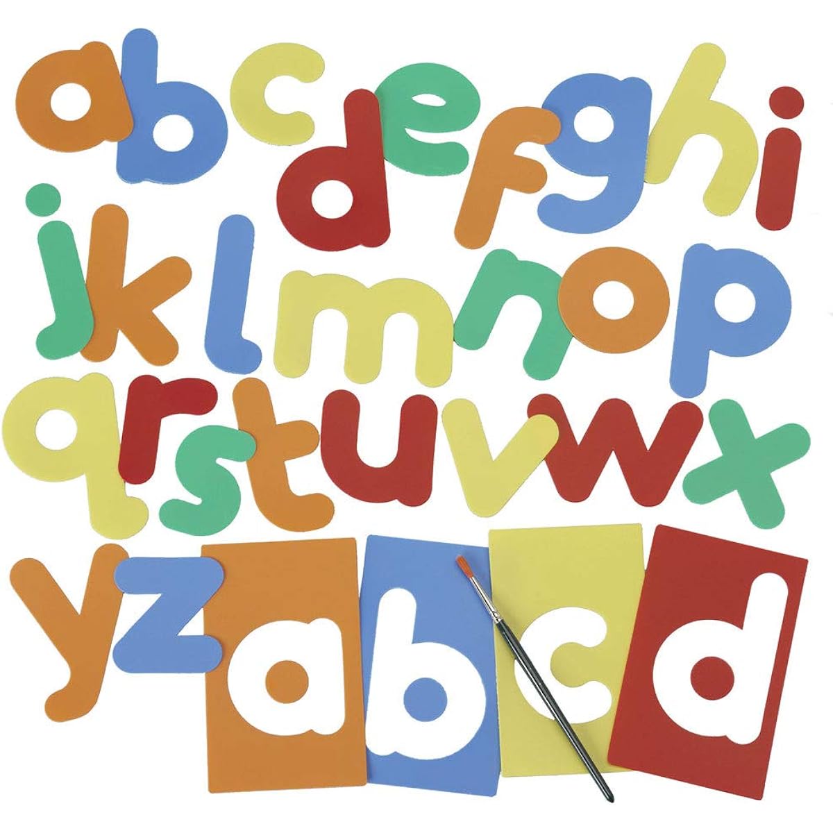 Henbea - 769 - Stencils - Mini ABC - 27 Pieces