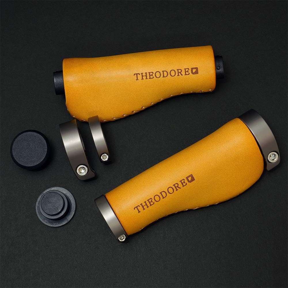 THEODORE CYCLE GRIP Bicycle grip Italian genuine leather