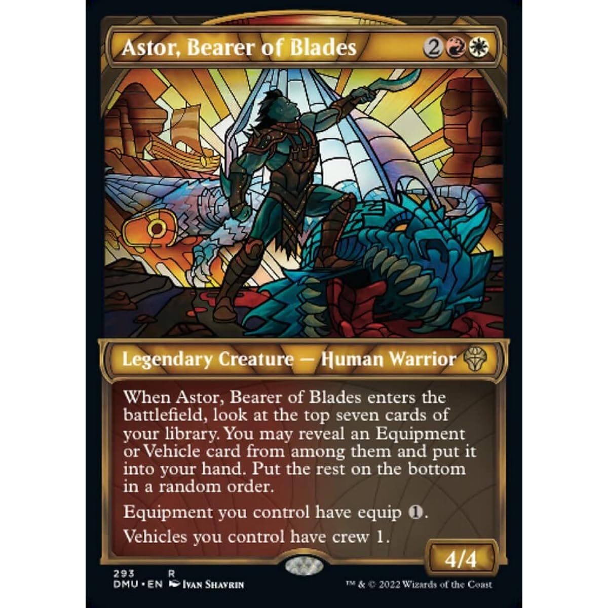Magic: The Gathering - Aster of Blades (293) - Showcase - Foil - Dominaria United