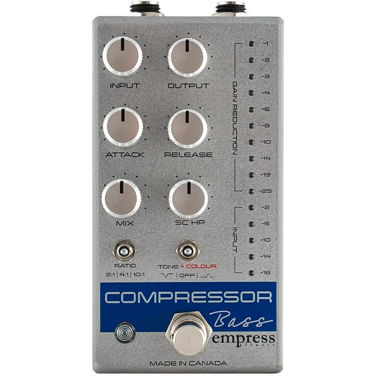 Empress Effects/Bass Compressor Silver High-End Compressor Pedal for Bass [Bass Compressor]