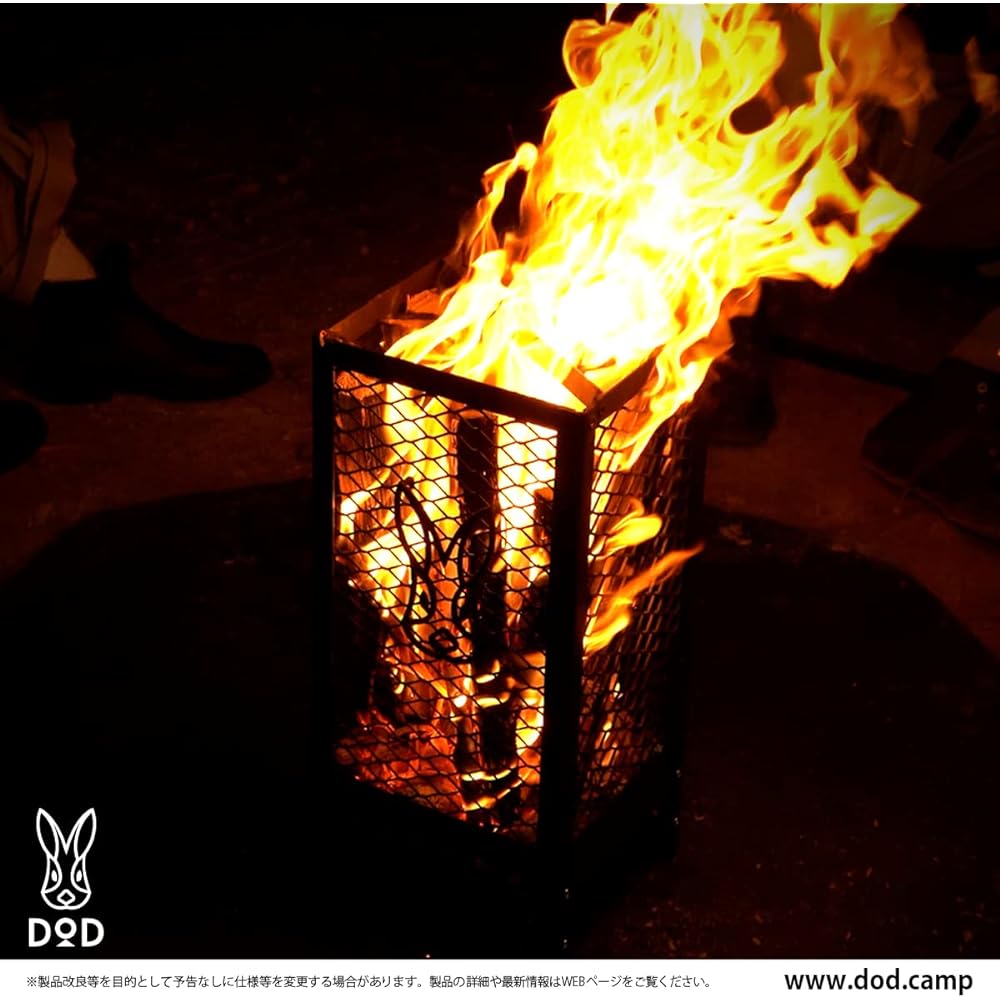 DOD bonfire stand Mardeka Satate New structure that allows you to see the fire from all directions and keep you warm Q5-890-BK