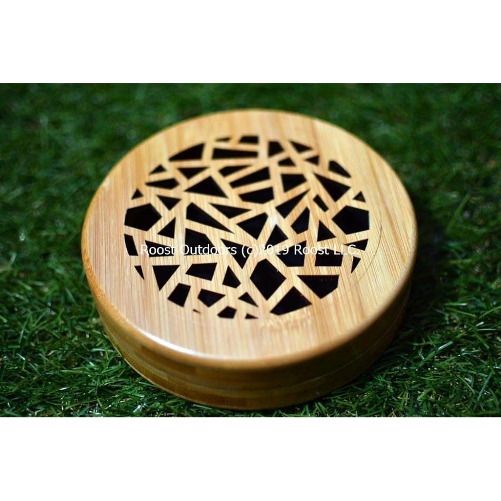 Roost Outdoors Mosquito Coil Holder with Original Sticker, Mosquito Repellent, Wooden (Regular Size)