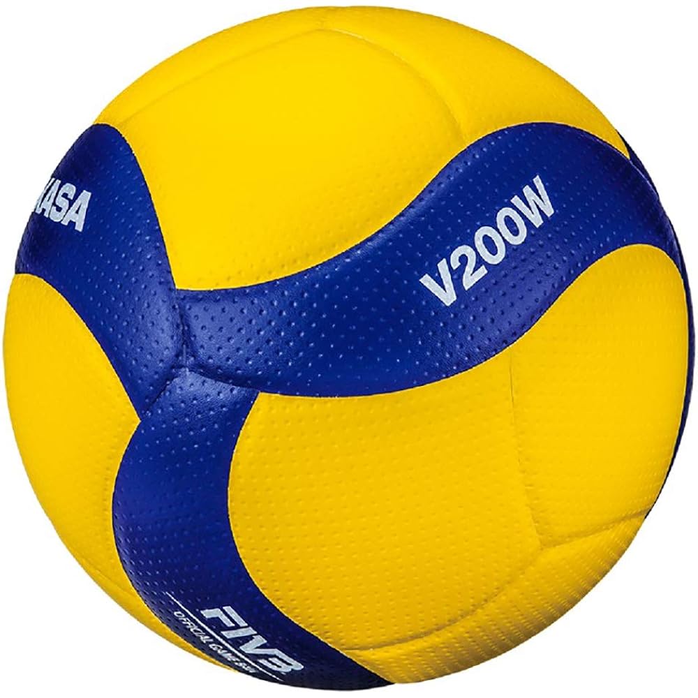 MIKASA Volleyball No. 5 Internationally Certified Ball Certification Ball General/University/High School Yellow/Blue V200W Recommended Internal Pressure 0.3 (kgf/㎠)