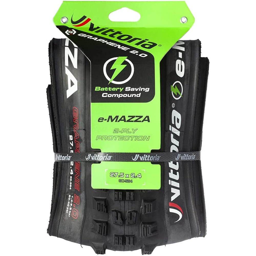 Vittoria E-Mazza G2.0 Enduro 2-Ply [e-Mazza G2.0(Enduro 2-PLY)] All Black