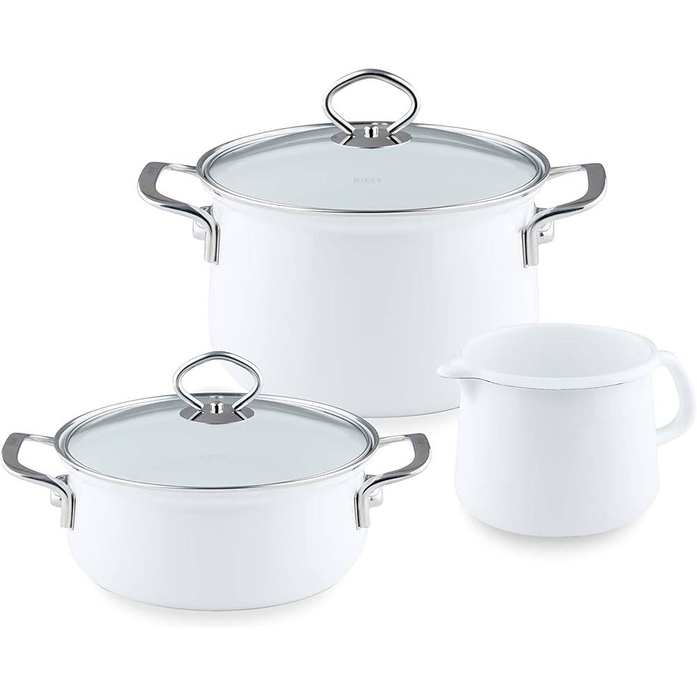 RIESS Mug Arctic White 1kg Beak Pot 12cm 1L 0672-033